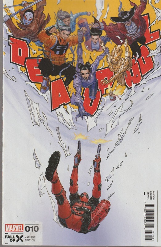 MARVEL COMICS DEADPOOL #10 OCTOBER 2023 WOODS VARIANT 1ST PRINT NM