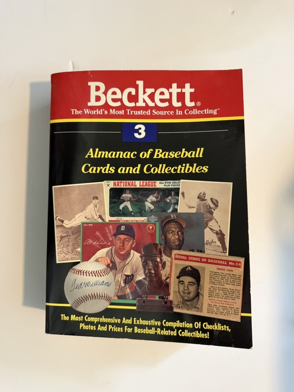 Beckett Almanac Of Baseball Cards And Collectibles GOOD