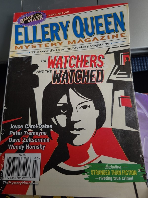 Ellery Queen Mystery The Watchers and The Watched March/April 2022