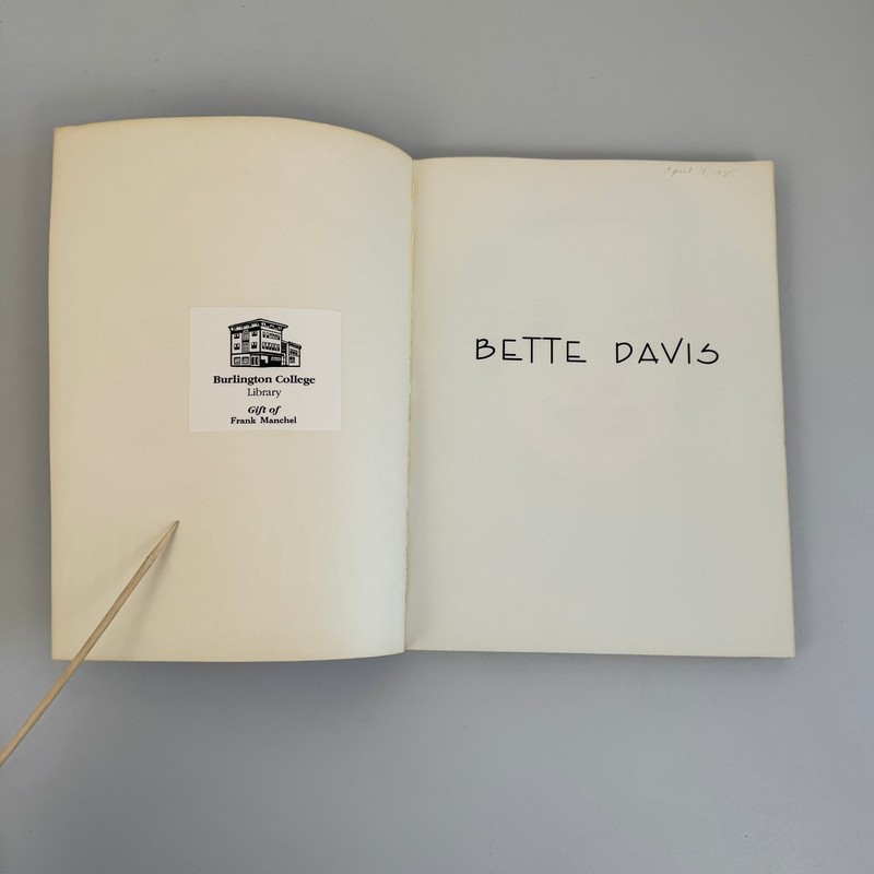 Bette Davis Biography in Photographs Christopher Nickens 1985 First Ed gallery