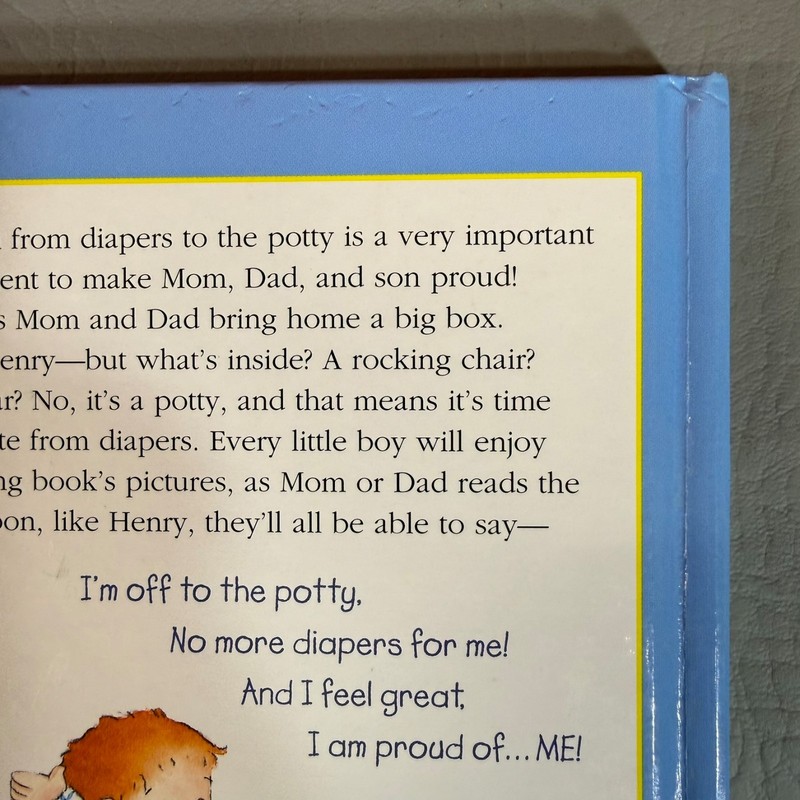 The Potty Book for Boys by Alyssa Satin Capucilli (2000, Hardcover) Barron's gallery