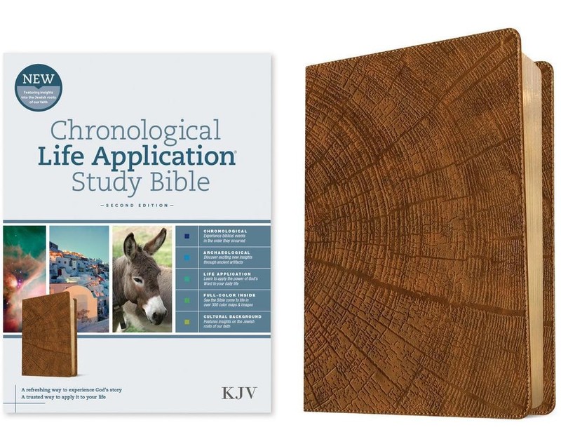 KJV Chronological Life Application Study Bible, 2nd Edition by Tyndale Leather B