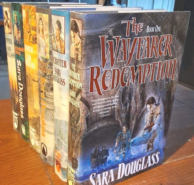 1st Edition Fantasy Book Lot Sara Douglass Lot of 6,Waverly Hades,Sinner...HCs gallery
