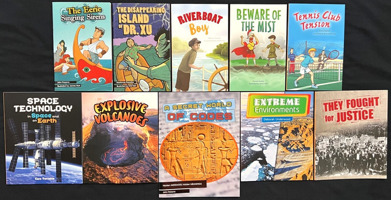 5th – 6th Grade – RIGBY – Level V – STUDENT READERS (10 Books) (2020)
