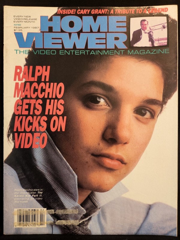 Home Viewer The VCR Guide VHS Movie Magazine February 1987 Ralph Macchio