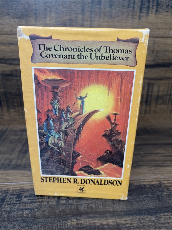 The Chronicles of Thomas Covenant The Unbeliever Books 1-3 Box Set 1977 Print gallery