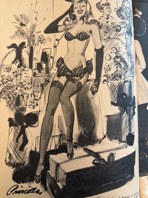 HIT! Magazine January 1948 Vol 4 No 10 Up With Skirts Girl Sled Edna Ryan Risque gallery