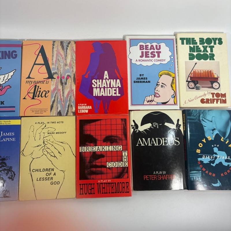 Play Drama Book Lot 20 Mixed Authors Theater Hardcover Various Publishers HCDJ gallery