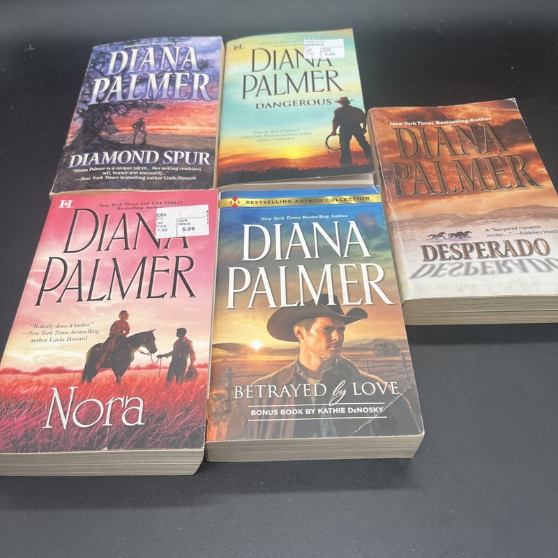 Wyoming Men Western Romance Lot of 5 Paperback Books by Diana Palmer Novels Spur gallery