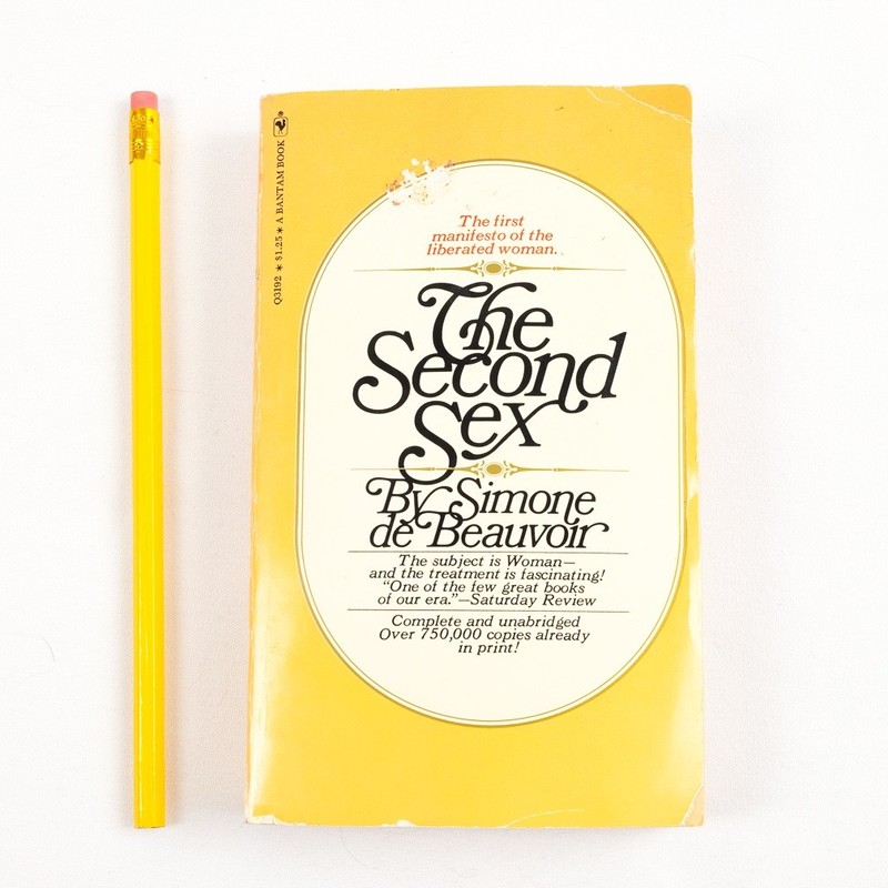 The Second Sex by Simone de Beauvoir, 1970 PB, 16th printing