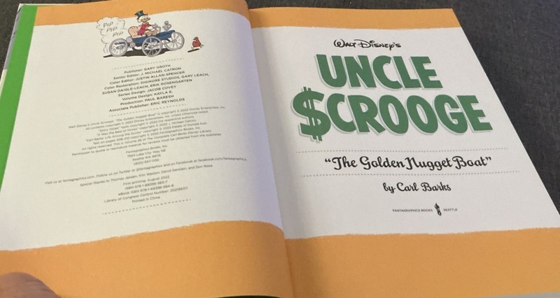 Walt Disney's Uncle Scrooge "The Golden Nugget Boat": The Complete Carl Bark... gallery