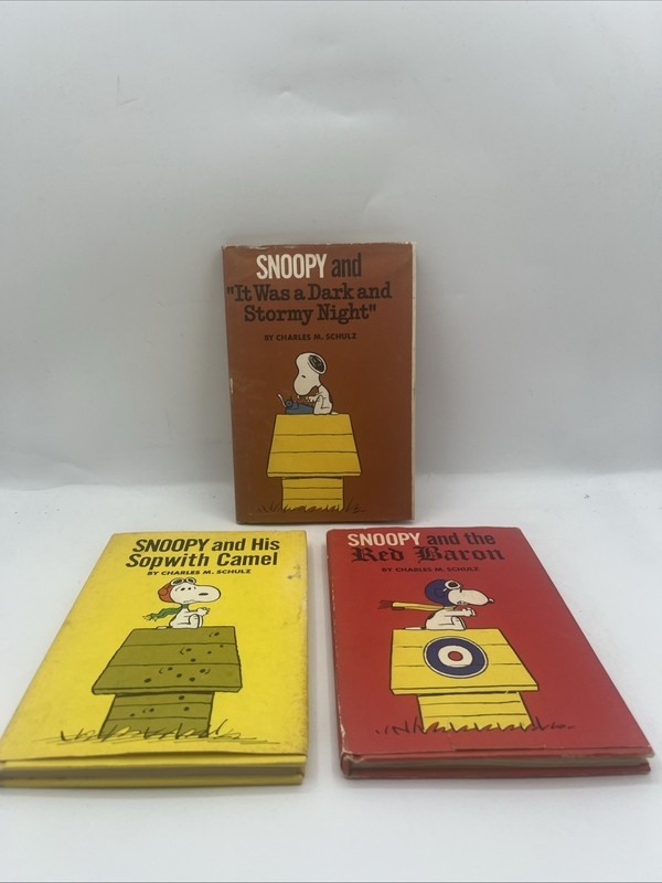 Charles M.Schulz SNOOPY Lot Of 3 Books HD/DJ 1 Edition Vintage 1966,1969,1971 gallery