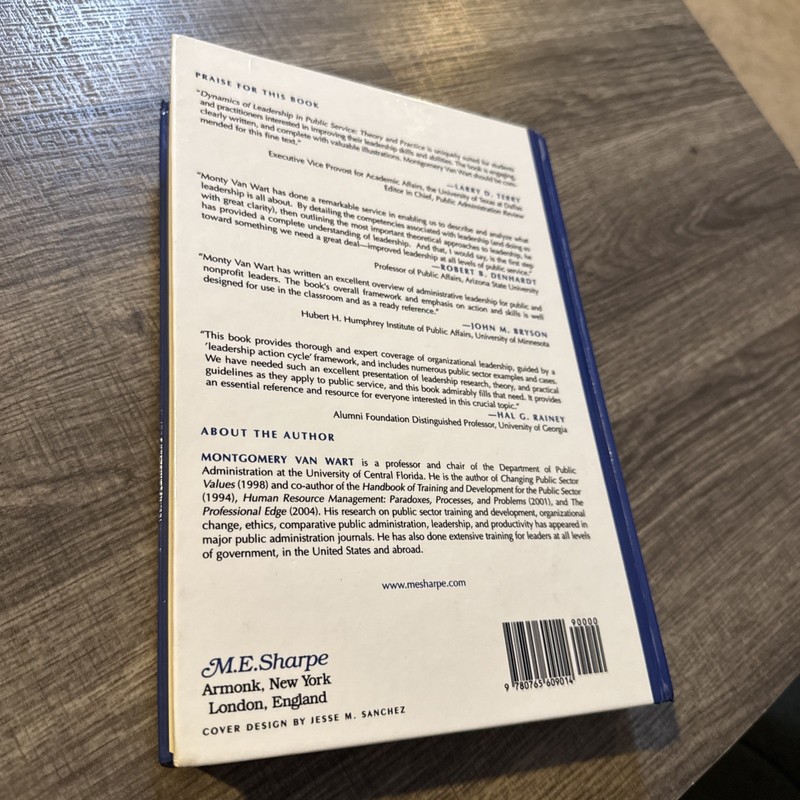 Dynamics of Leadership in Public Service : Theory and Practice by Montgomery Van gallery