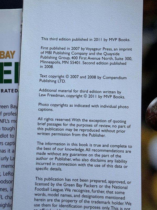 Green Bay Packers: The Complete Illustrated History -Gulbrandsen, Don Third Ed gallery
