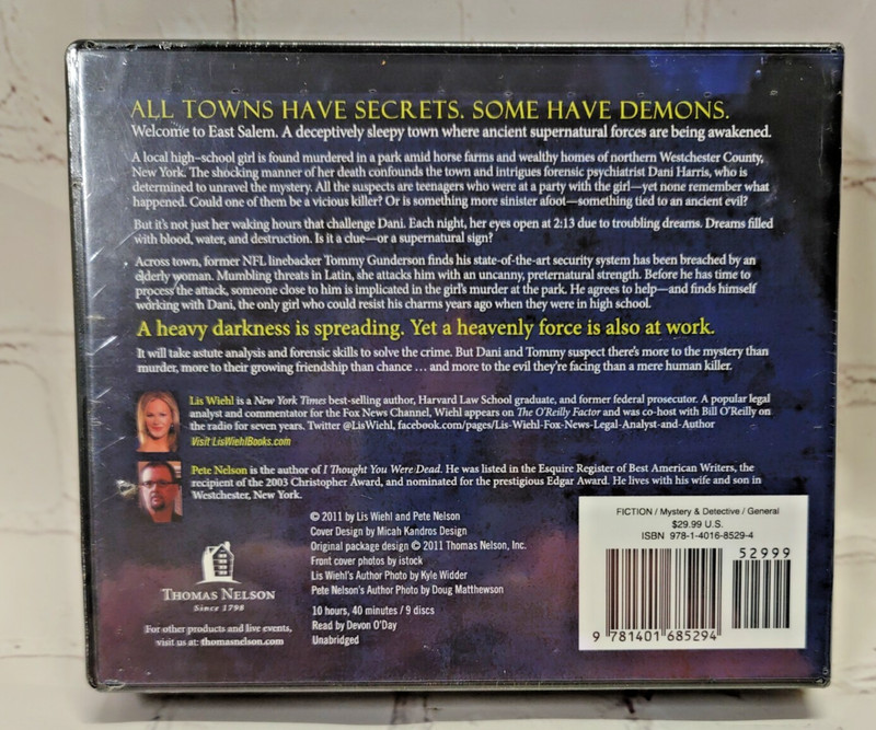 New Sealed Waking Hours an East Salem by Lis Wiehl Novel Audiobook on 9 CDs gallery