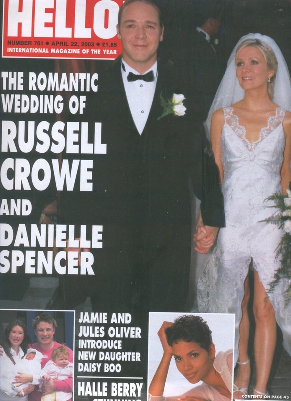 Hello #761 Russell Crowe wedding Halle Berry Sean Ferrer Brian Conley Osborne