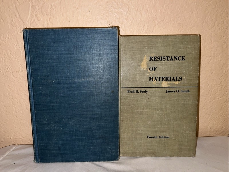 Lot Of 2 John Wiley & Sons Books: Resistance Of Materials & Advanced Mechanics gallery