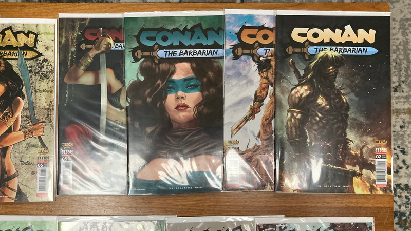 Conan the Barbarian 2,3,4,5,6,7,10,12,13,14,18,19,21,22,23,24 Titan lot set 2023 gallery