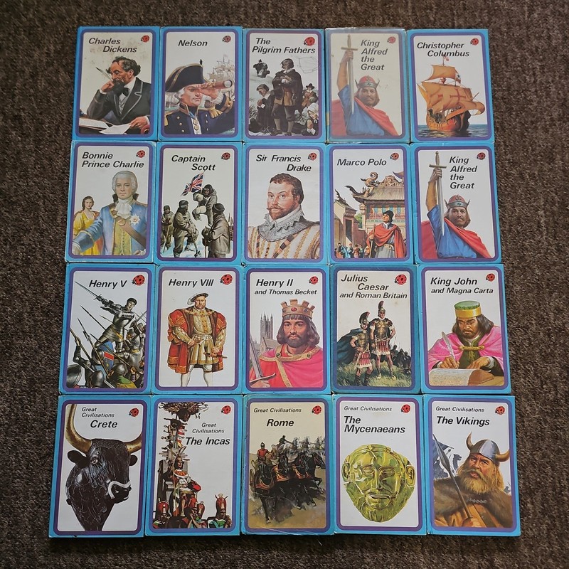 Vintage Ladybird Series 561 Historical Figures 20 books John Leigh-Pemberton A