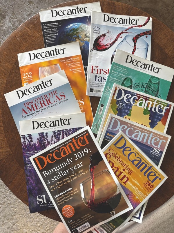 TEN Decanter Magazine Issues From 2021. Please Read A Detailed Description