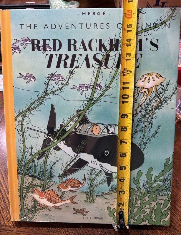 Herge The Adventures of Tintin Red Rackham’s Treasure Giant Facsimile Hardcover gallery