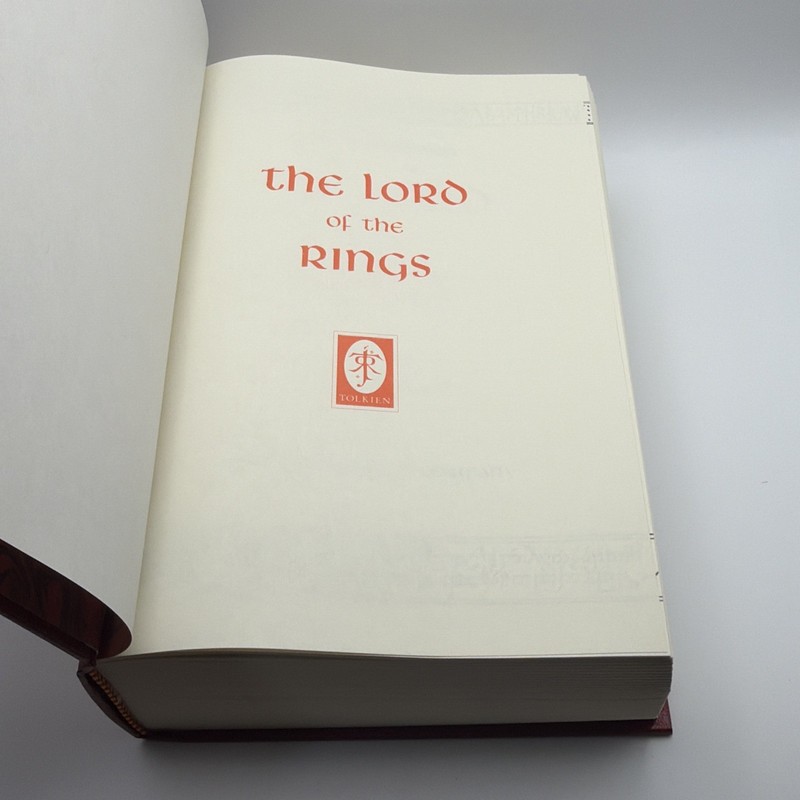 J.R.R. Tolkien The Lord of The Rings Collector's Edition Hardcover w/ Slipcase gallery