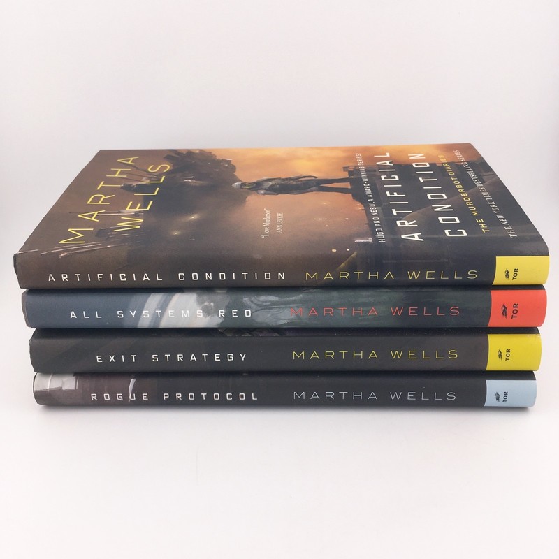 The Murderbot Diaries By Martha Wells Hardcover Book Set (Lot of 4)