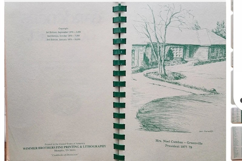 Vtg Gardeners Gourmet Garden Club of Mississippi Cookbook 1973 gallery
