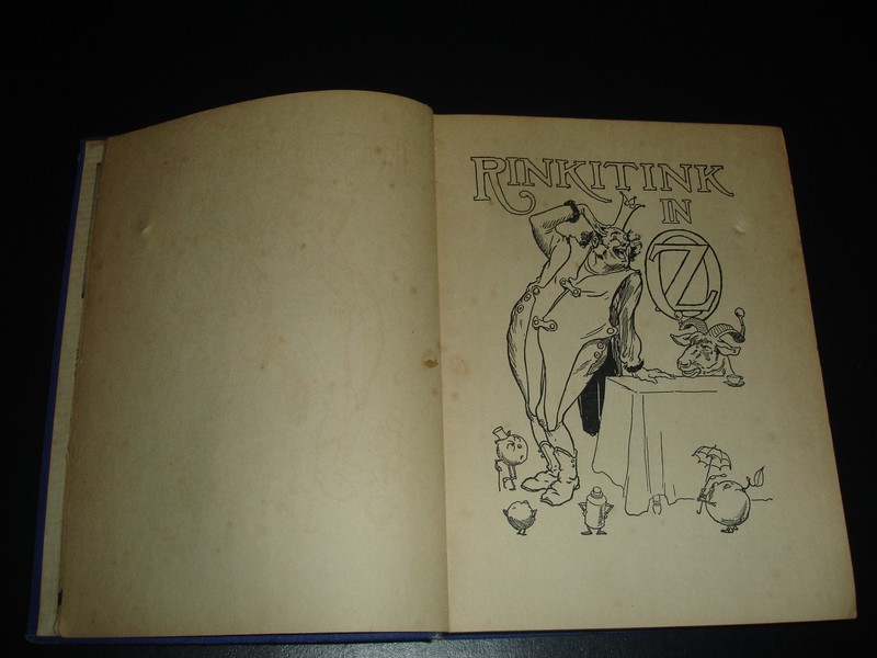 BAUM RINKITINK IN OZ FIRST EDITION W/ ALL 12 COLOR PLATES gallery