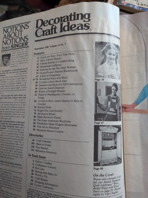 Lot of 3 Decorating and Craft Ideas Magazines 1979,1980,1981 Vintage gallery
