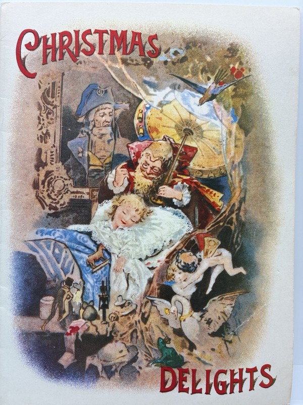 VTG CHRISTMAS DELIGHTS 1890 McLoughlin Bros. Reproduction #5303 Evergreen Press
