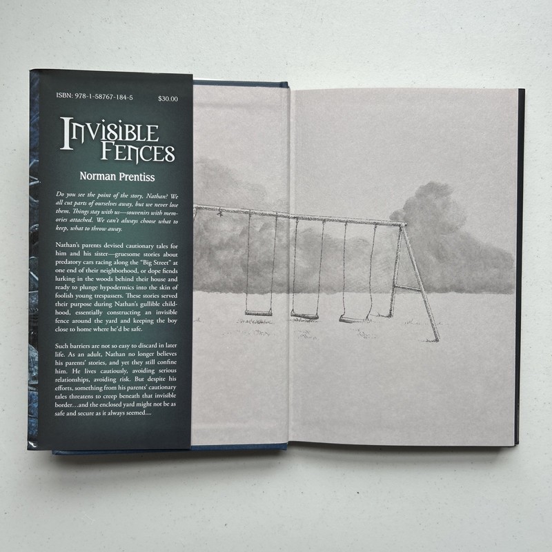 Invisible Fences by Norman Prentiss Signed First Edition Copy 341 Novella Book gallery
