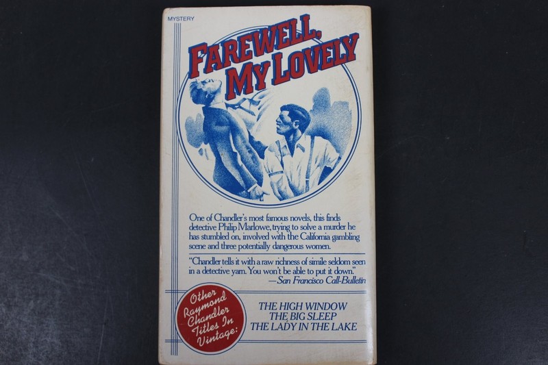 Farewell, My Lovely Raymond Chandler 1976 Vintage Books Edition Mystery PB gallery