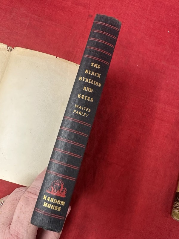 Walter Farley The Black Stallion & Satan AND The Island Stallion 1940's HB Book gallery