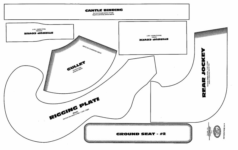 Saddlemaking Patterns - Full Size, Various Styles gallery