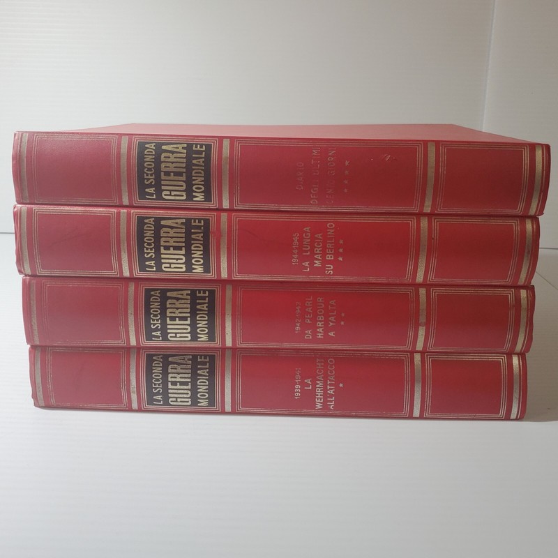 La Seconda Guerra Mondiale Volumen 4 Volume Lot Set Of 4 In Italian Language