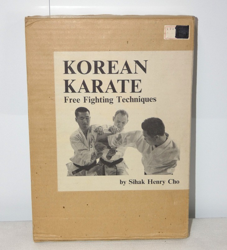Vintage Korean Karate Free Fighting Techniques Book by Sihak Henry Cho 1974