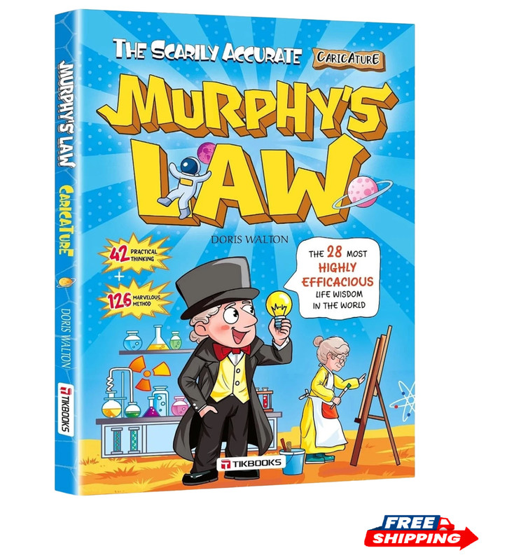 Murphy’s Law Illustrated Book 128 Pages Paperback Fun Learning Kids Gift USA... gallery