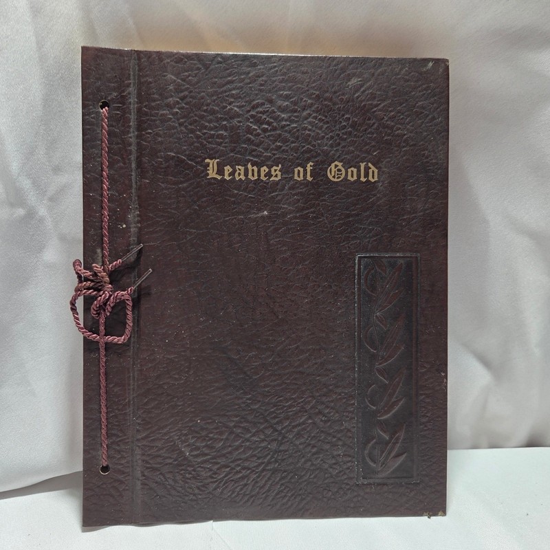 Leaves of Gold Anthology Clyde Francis Lytle 1948 Revised Edition Brown Cord