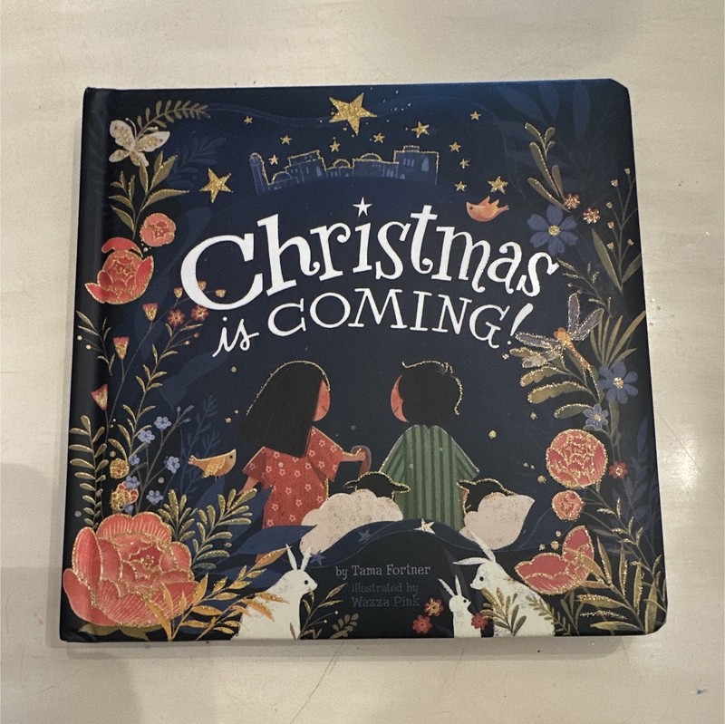 Christmas Is Coming! by Tama Fortner Illustrated by Wazza Pink B&H Kids 2020 HC