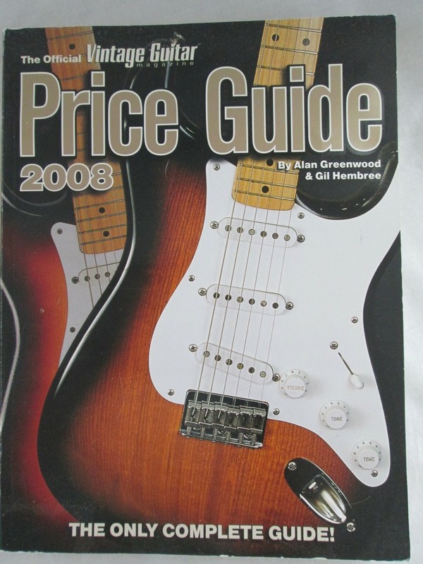 Official Vintage Guitar Price Guide 2008 Book by Alan Greenwood & Gil Hembree