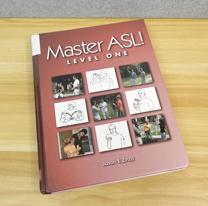 Master ASL! Level One by Jason E. Zinza 2006, Hardcover Used