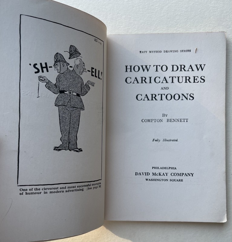 "How to Draw Caricatures and Cartoons" (circa 1940) by Compton Bennett gallery