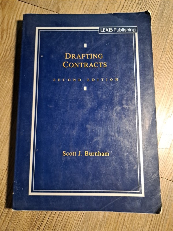 Drafting Contracts, 1993 by Scott J. Burnham (Trade Paperback)