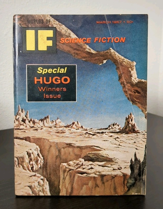 IF Science Fiction Magazine March 1967 I Have No Mouth And I Must Scream Ellison