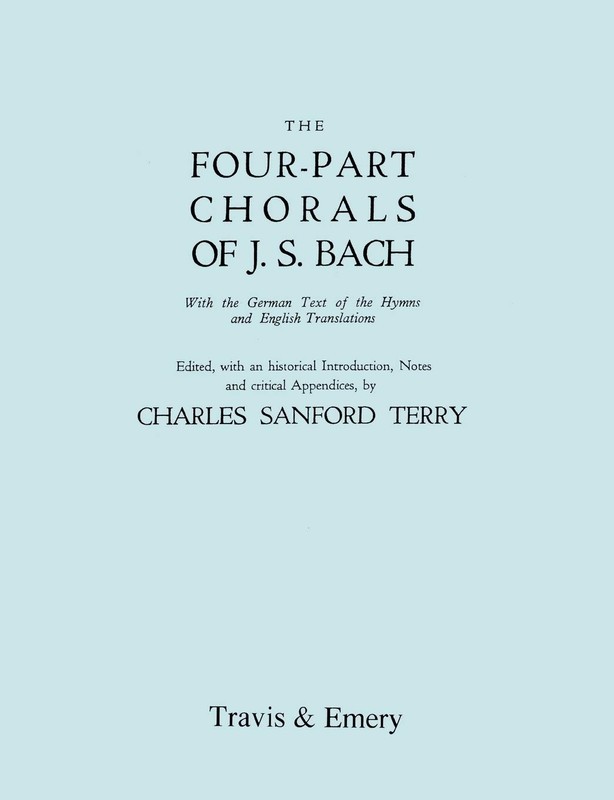 Four-Part Chorals of J.S. Bach. (Volumes 1 and 2 in one book). With German t…