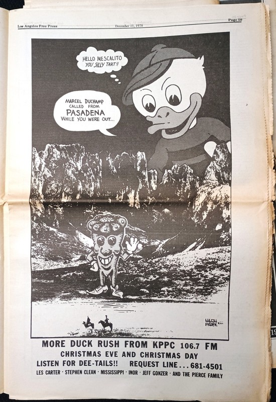 1970 newspaper LOS ANGELES FREE PRESS Freak Bros CHARLES MANSON Harlan Ellison gallery