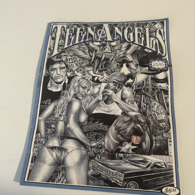 TEEN ANGELS MAGAZINE #226 Chicano CULTURE GIRLS ART CARS EX CONDITION