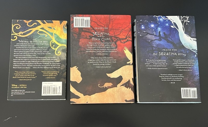 3 Books Disney Kids Magical Series “Serafina” Trilogy by Robert Beatty YA/Teens gallery