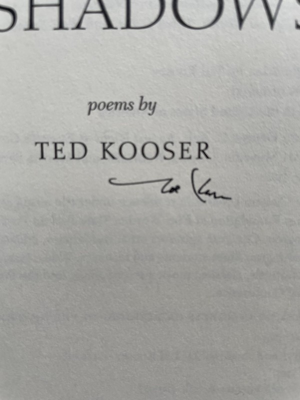SIGNED Ted Kooser "Delights & Shadows" 1st Ed Ltd (Hardcover) Copper Canyon 2004 gallery